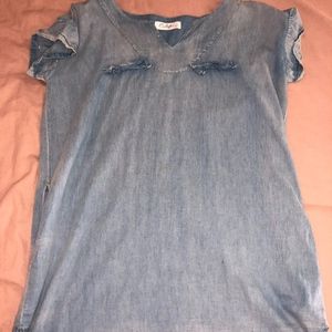 E Leighs Light Denim Dress Size L